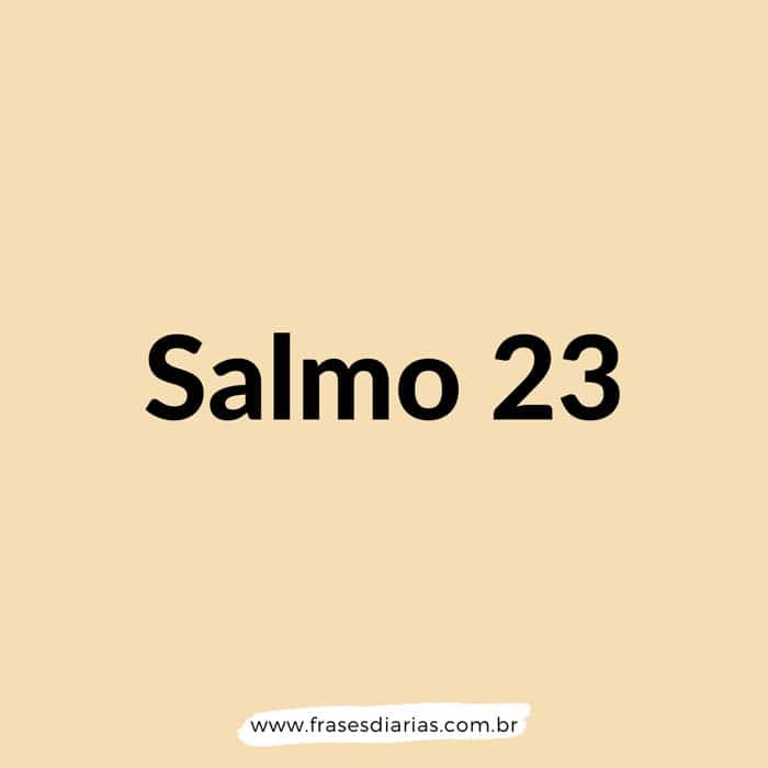 Mensagem Bíblica Salmo 23 - O Senhor é o meu pastor!