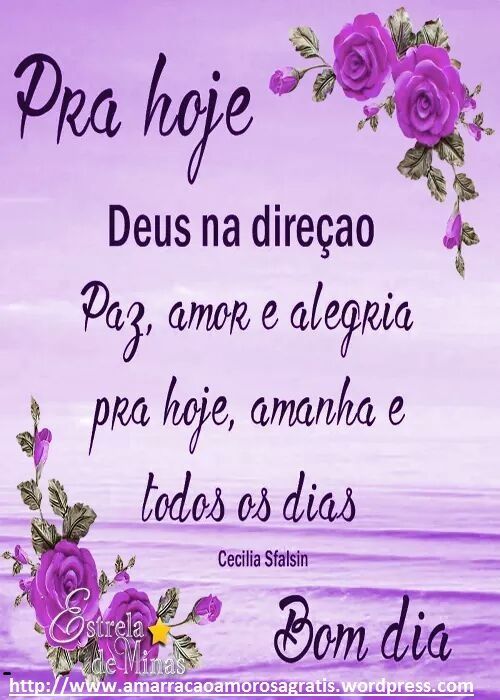 Deus na direção, Paz, amor e alegria para hoje