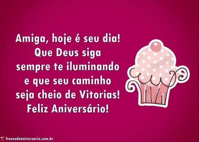 amiga hoje é seu aniversário