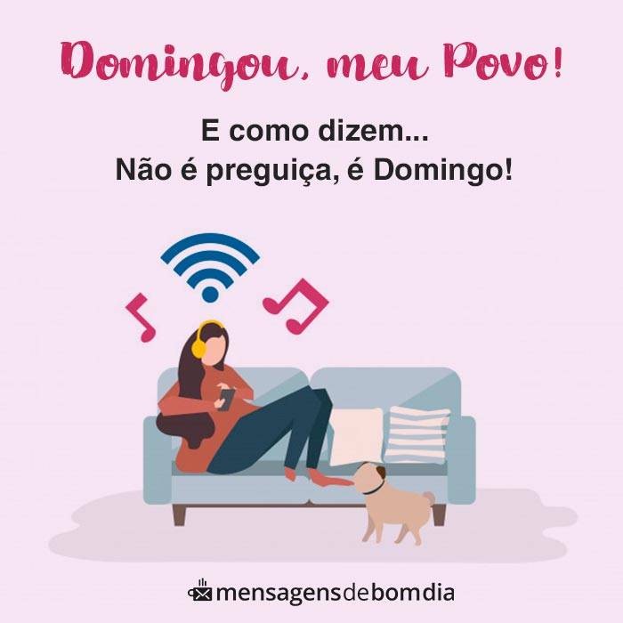 bom dia domingou meu povo