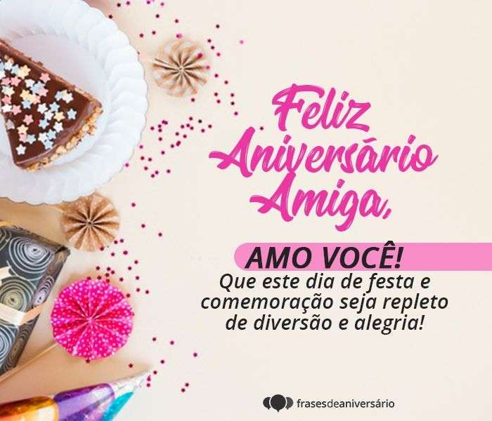 feliz aniversário amiga amo você