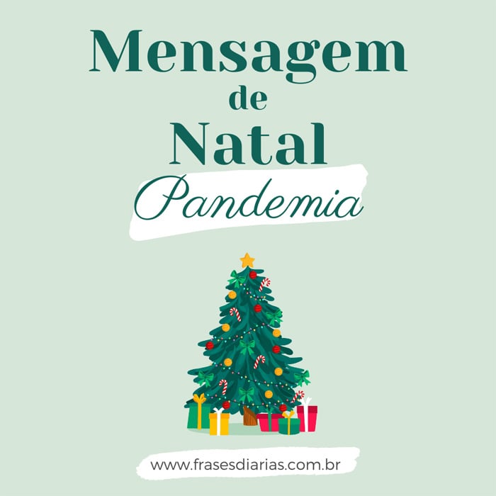 Mensagem de Natal Pandemia