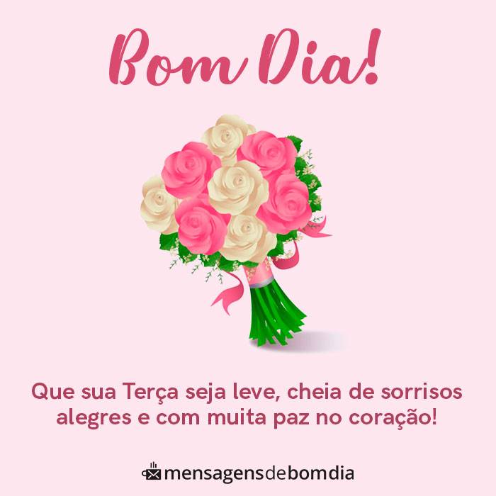 terça leve, cheia de sorrisos alegres e com muita paz